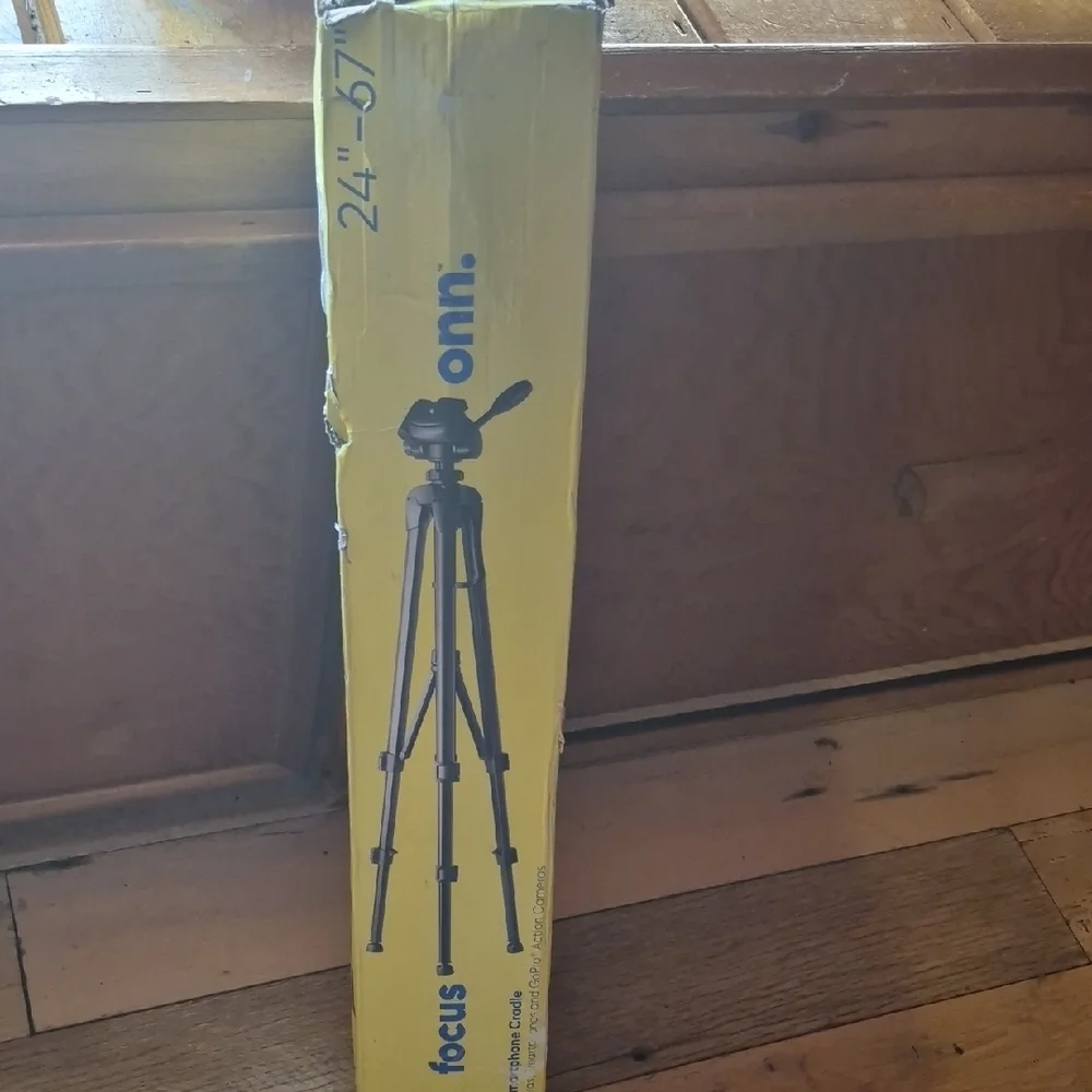 Onn Black Tripod for Cameras and Video